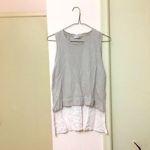 💃FREE WITH PURCHASE💃 Striped Grey Zara Tank Top